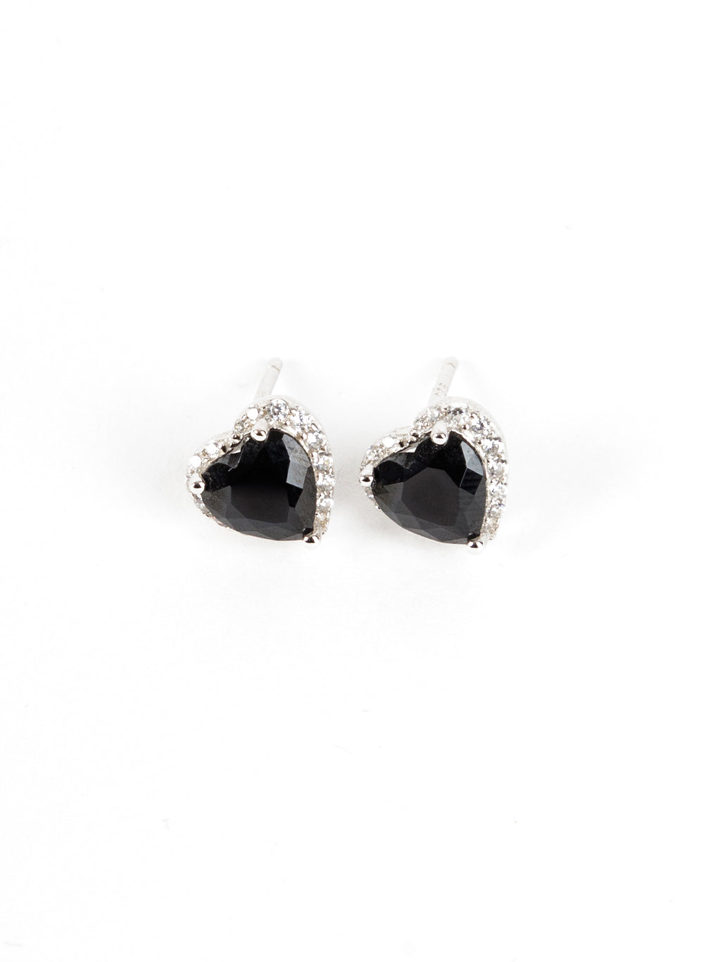 Surrounded Heart Earring