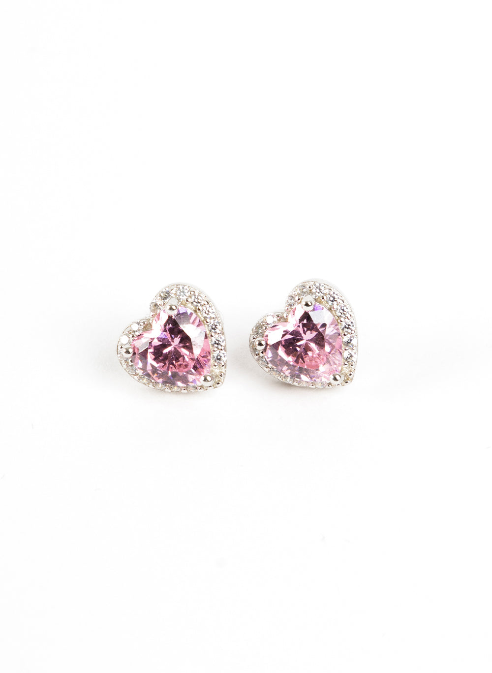 Surrounded Heart Earring